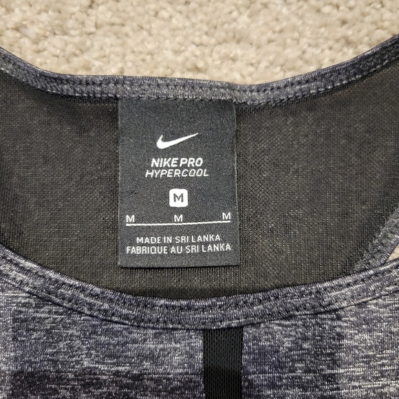 Nike Pro Hypercool Mesh Racerback Cropped Tank Top - Picture 6 of 11